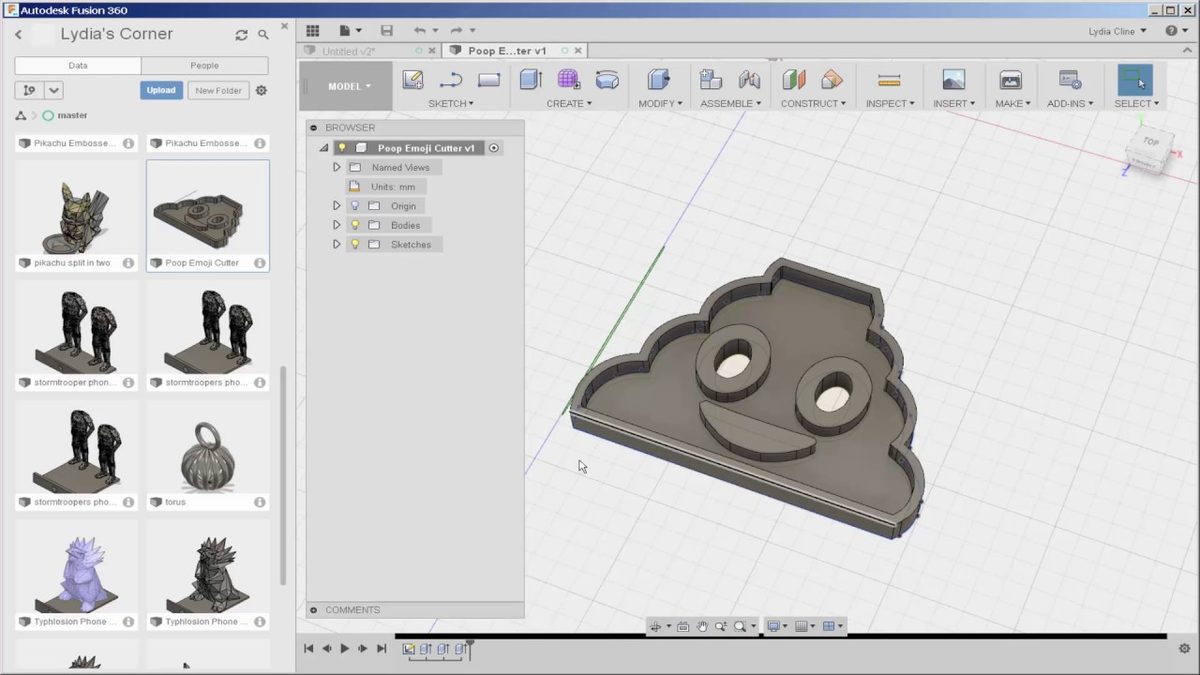 Fusion 360 manufacturing workspace showing toolpath generation for a 3D part