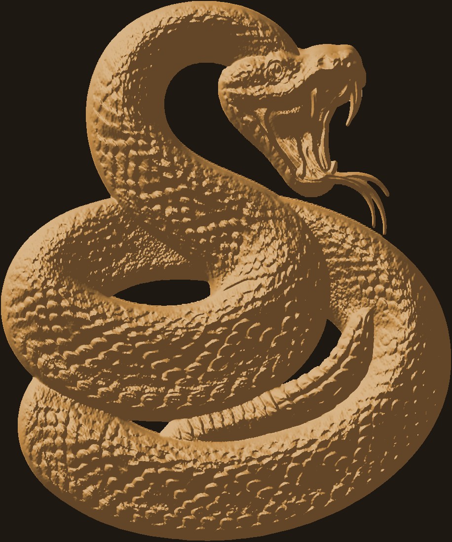 Coiled Rattlesnake preview